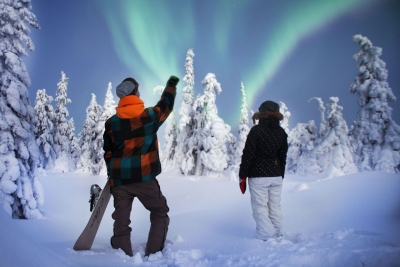 Finland in winter: fell-side laps, forest trails, and northern lights