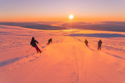 Norway in winter: fjord views, big vertical, and floodlit nights