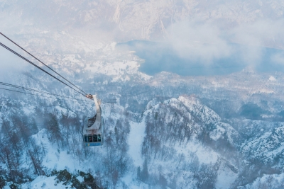 Slovenia in winter: Julian Alps views, tree-lined laps, and hot-springs downtime