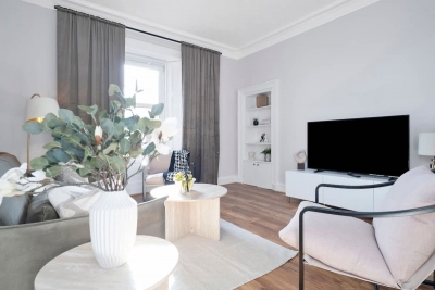 Milton Apartment - 3 Beds, Kirkcaldy with sea view