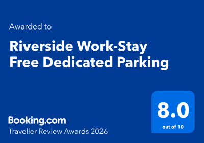 Riverside | Work-Stay | Free Dedicated Parking