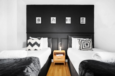Business District Apartment - Twin Beds - Smart TV