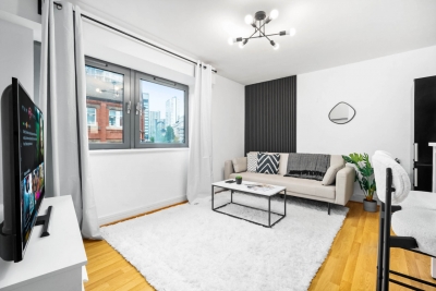 Business District Apartment - Twin Beds - Smart TV