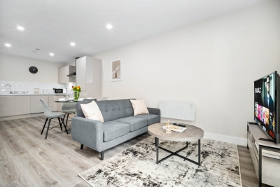 Stylish 2 Bed Apartment - Smart TV - WIFI -  Jewellery Quarter