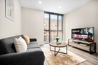 Stylish 2 Bed Apartment - Smart TV - WIFI -  Jewellery Quarter