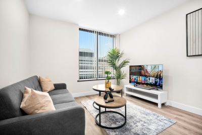 Stylish 2 Bed Apartment - Smart TV - WIFI - Jewellery Quarter