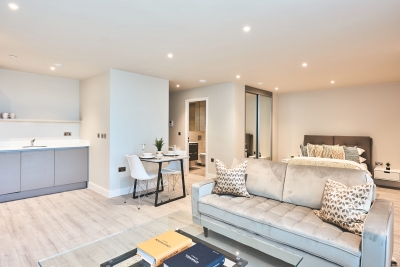 Chic Luxury Modern 1-Bed Apartment